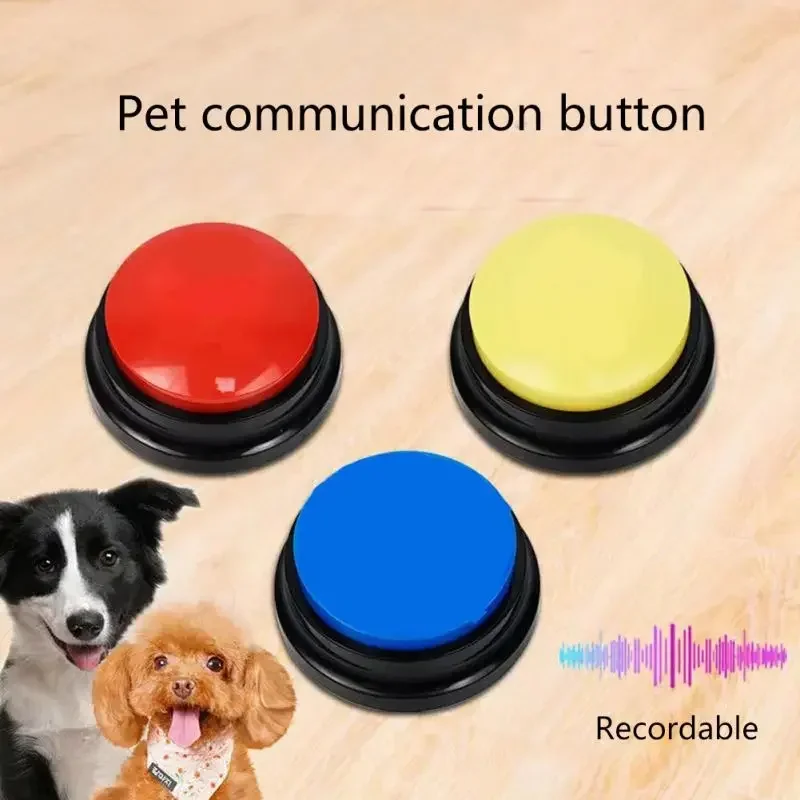 Interactive Cat Toy - Pet Ses Kutusu Kaydedilebilir Konuşma Düğmesi
