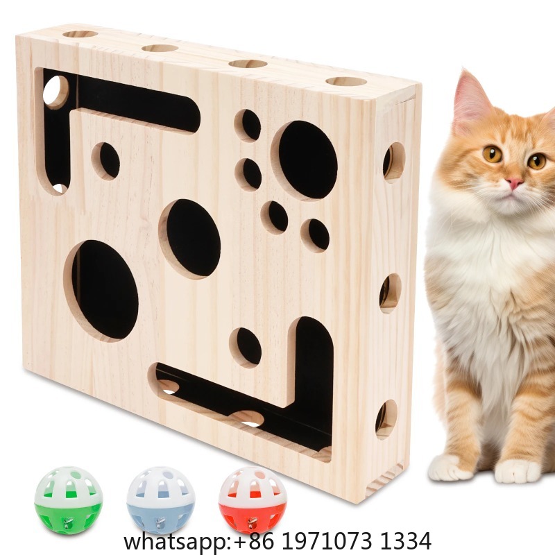 Interactive Cat Toy - Kedi Tırnak Törpüsü Kutusu Oyuncak, Zil