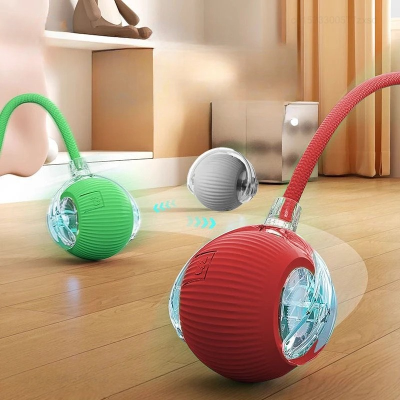 Interactive Cat Toy - Kedi İnteraktif Top Oyuncağı Otomatik Dönen