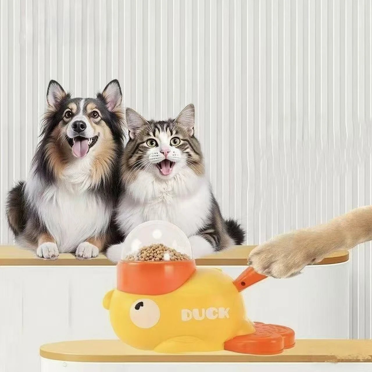 Sarı Ördek Şeklinde İnteraktif - Interactive Cat Toy incelemesi ve fiyatı