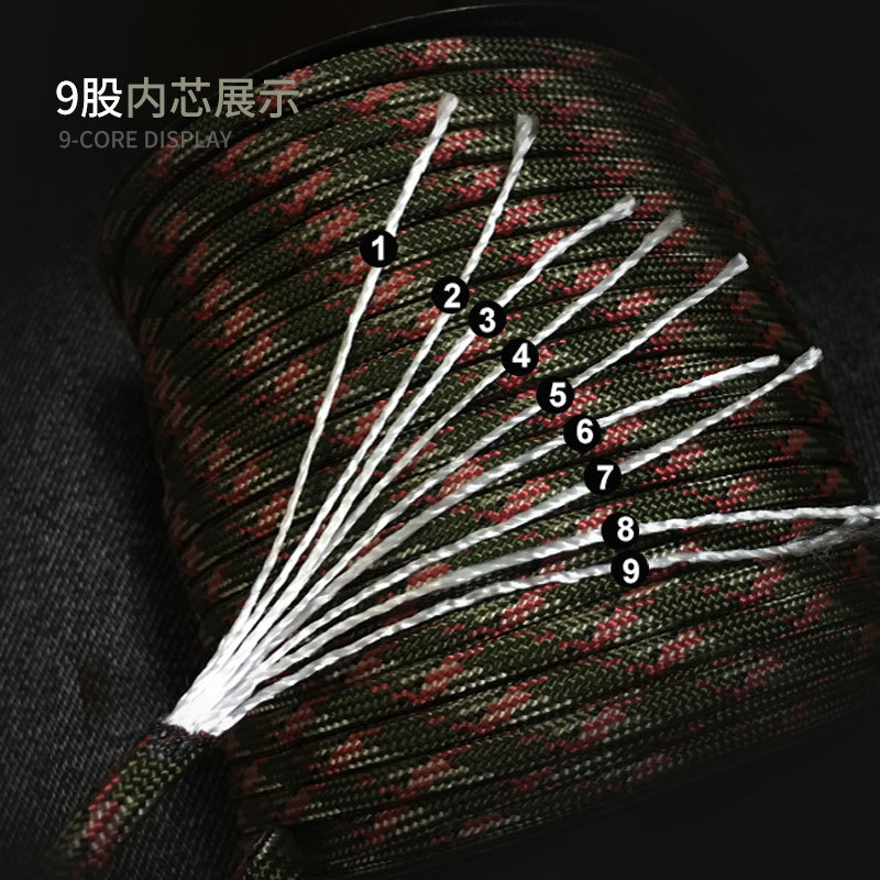 50/100m 550 askeri Paracord 9  - Dog Raincoat incelemesi ve fiyatı